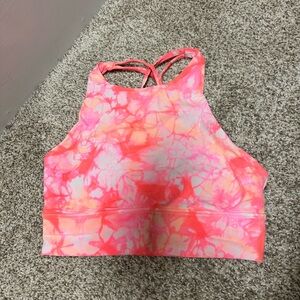 lululemon energy high neck longline bra